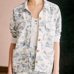 Willa Jacket - Sezane - palmier print - medium